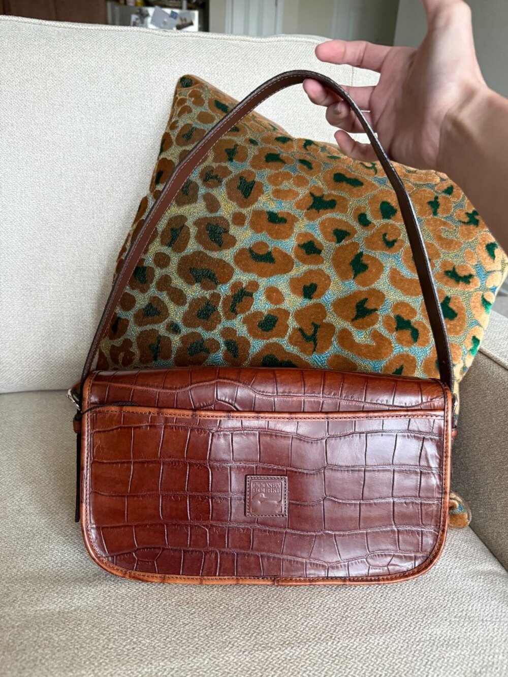 RARE VINTAGE DOONEY & BOURKE BAYOU J922 SHOULDER BAG — NEW WITH ORIGINAL TAGS